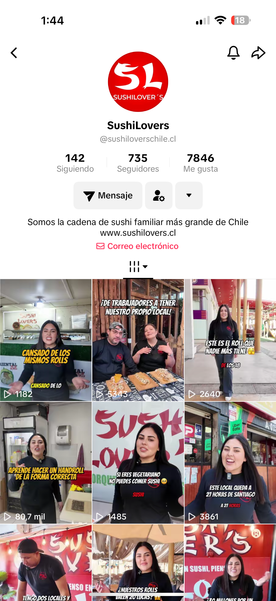 Resultados de videos virales con Agencia Iluminati